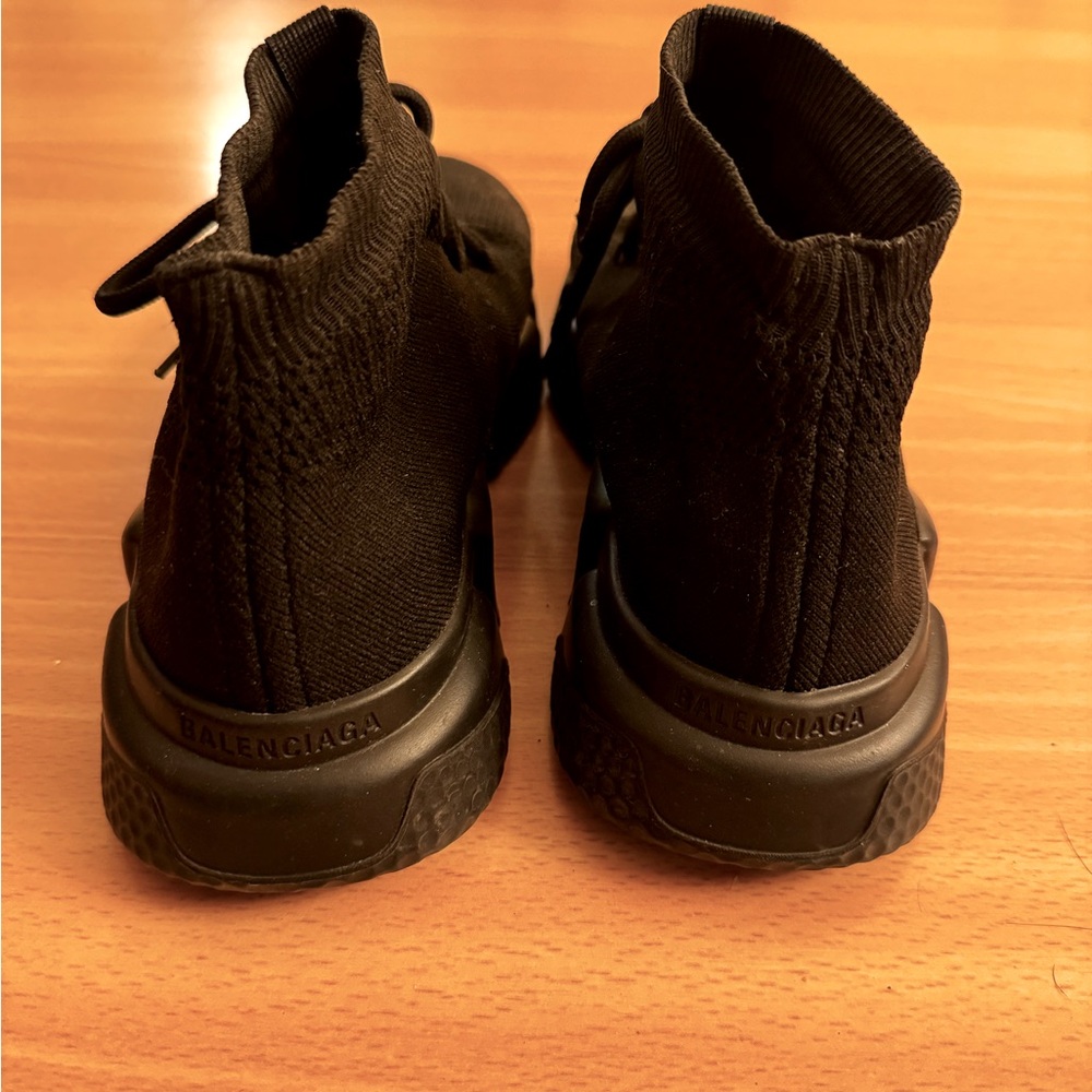 Must go Moving sale! Balenciaga Speed Recycled Knit Sneakers Black - Picture 5 of 11